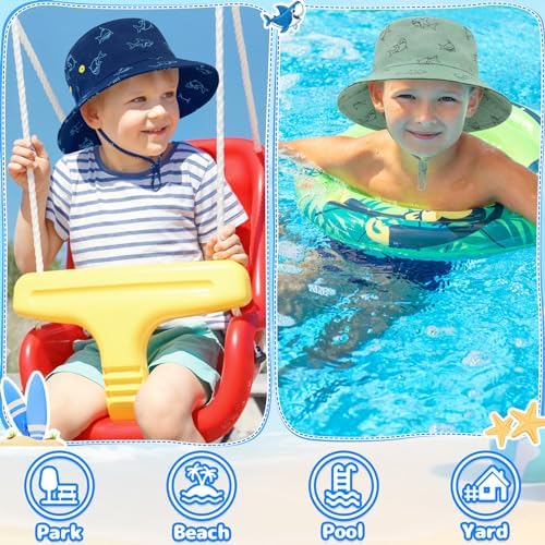 Baby Sun Hat Baby Boy Hats Toddler Hat UPF 50+ Bucket Hat - Image 4