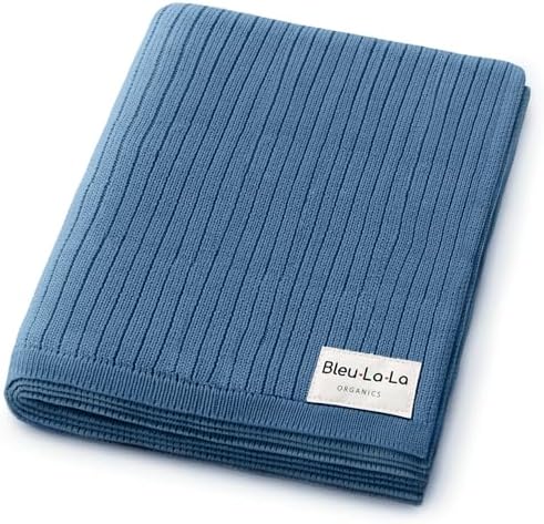 100% Organic Cotton Baby Blanket by BleuLaLa