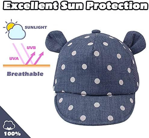 JANGANNSA Baby Duck Cap Infant Kids Sun Hat Bear Cute Cartoon Caps Spring Summer - Image 3