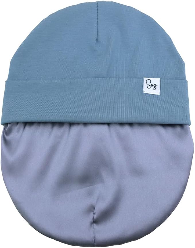 Jersey Beanie Hat for Newborn Baby Boys Girls Silky Satin Lined Hats Bonnet - Image 7