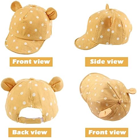 JANGANNSA Baby Duck Cap Infant Kids Sun Hat Bear Cute Cartoon Caps Spring Summer - Image 2
