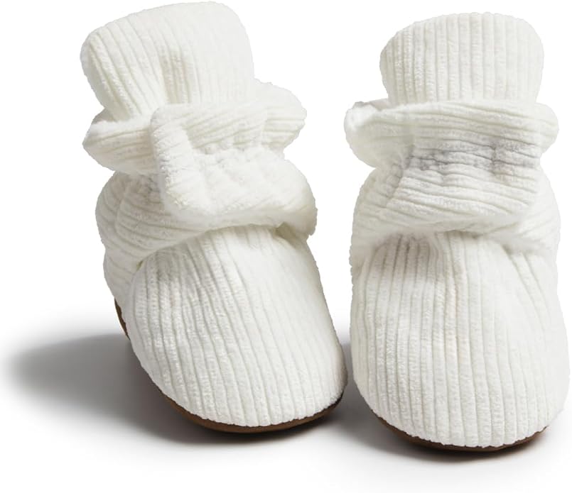 Babelvit Newborn Baby Boy Girl Soft Fleece Booties Stay On Infant Slippers by Babelvit