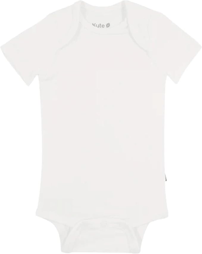 KYTE BABY Short Sleeve Baby Bodysuit, Buttery Soft Rayon Made From Bamboo by KYTEBABY