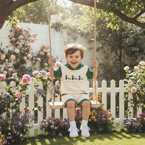 Toddler Baby Boy Hooded Dinosaur Summer Outfit Funny T-Shirt Shorts Set - Image 2