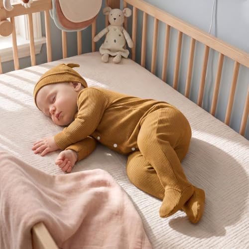 Kuriozud Newborn Baby Boy Going Home Outfit Kimono Romper - Image 3