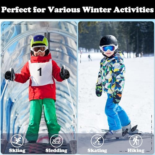 Sarfel Toddler Mittens Waterproof Toddler Gloves Baby Winter Mittens Toddler - Image 3