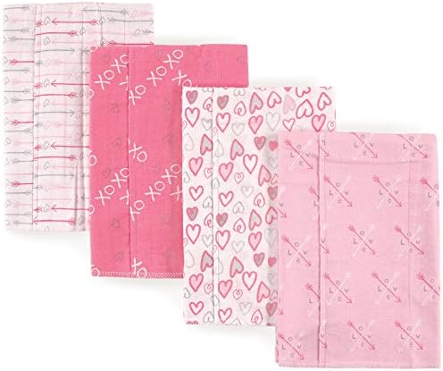 Luvable Friends Unisex Baby Cotton Flannel Burp Cloths, One Size by Luvable+Friends