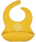 Be A Heart Silicone Baby Bibs, Adjustable Waterproof Bibs, Meal Blessing Bibs by BeAHeart