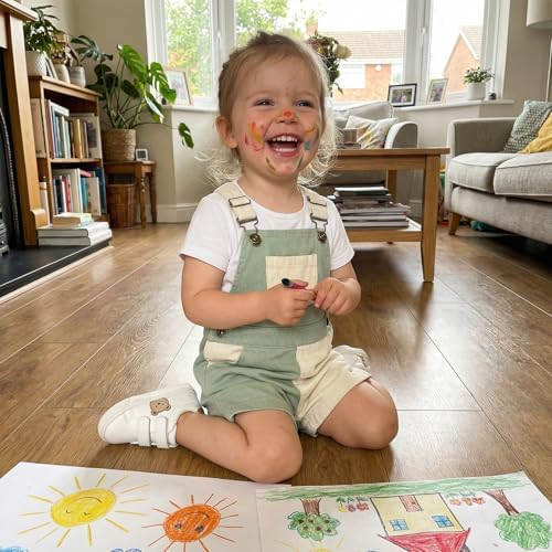 Fernvia Toddler Kids Baby Girl Boy Contrast Color Overalls Shorts Clothes - Image 2