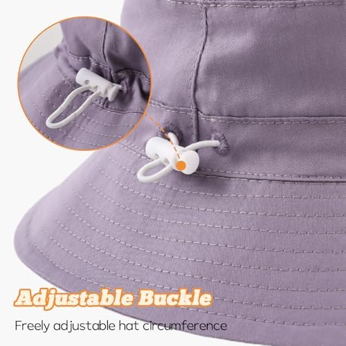 Bamery Baby Toddler Girls Bucket Hat Newborn Sun Hats - Image 4