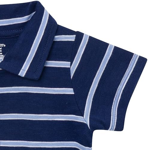 Gerber Baby Boys' Short Sleeve Polo Bodysuit - Image 3