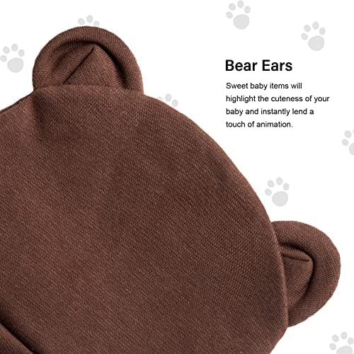 Newborn Baby Hats and Mittens Set Infant Bow Beanie Cap Toddler Gloves Newborn - Image 4
