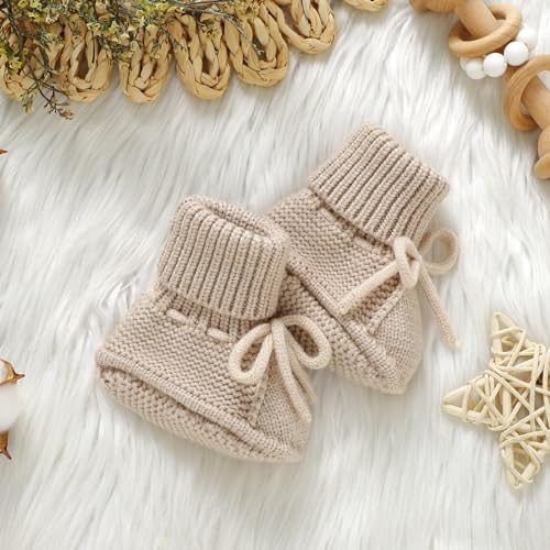 mimixiong Baby Booties Newborn Warm Infant Sock Baby Shoes - Image 6