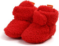 Baby Booties Cozy Fleece Slippers Soft Baby Shoes by GDSDYM