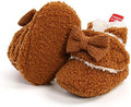 Baby Booties Cozy Fleece Slippers Soft Baby Shoes by GDSDYM