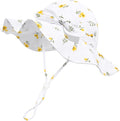 Baby Girl Sun Hat with UPF 50+ Outdoor Adjustable Beach Hat with Wide Brim by DANMY