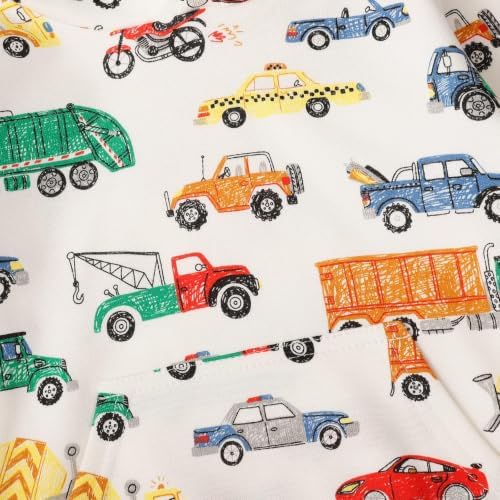 RETSUGO Baby Boys Dinosaurs Hoodie Boy Girls Truck Pullover - Image 6