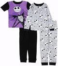 Disney Boys' 4-Piece Snug-fit Cotton Matching Comfortable Pajama Set, Soft & by Disney