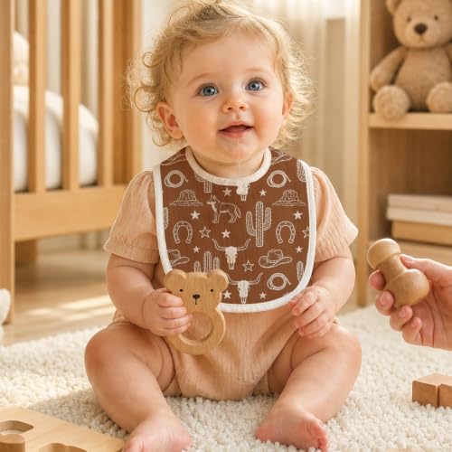 Baby Bibs for Baby Boys Girls 6-Pack - Image 5