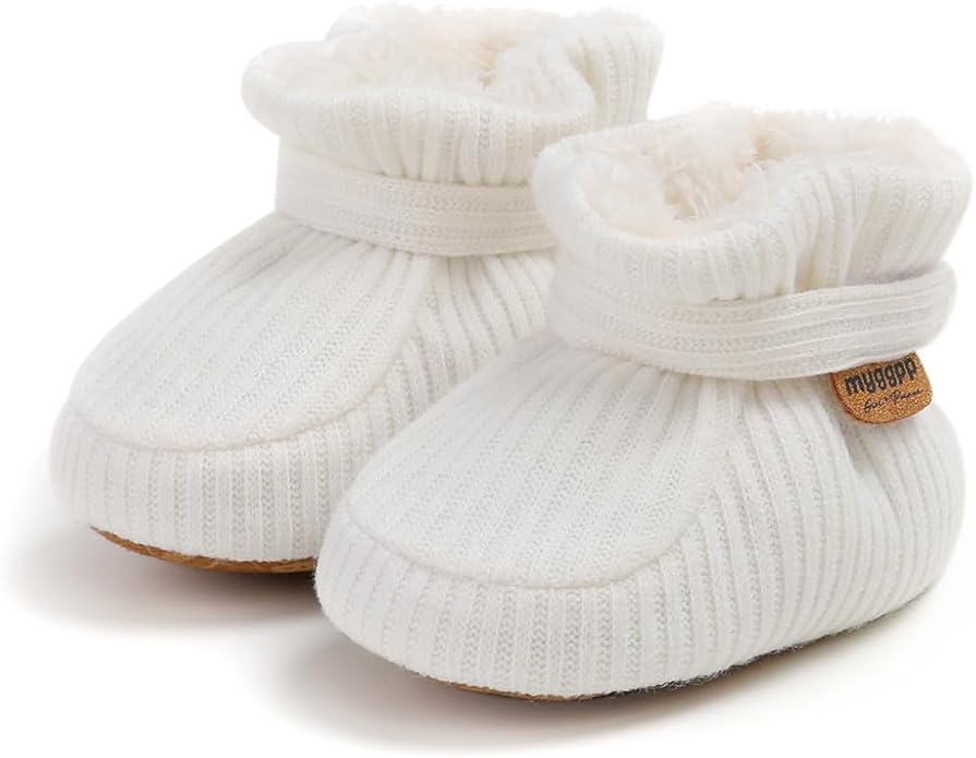 Ohwawadi Infant Baby Slippers Girls Boys Booties Warm Baby Socks Shoes Newborn - Image 7