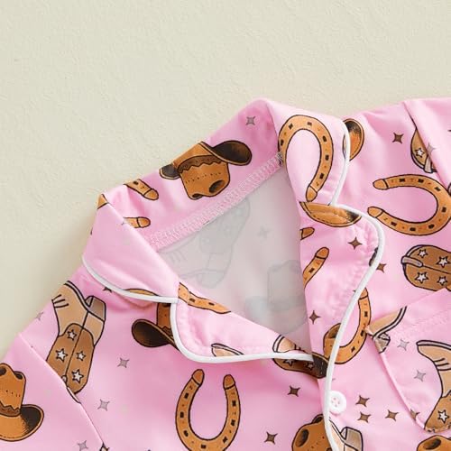 Kuriozud Baby Girl Boy Romper Pajamas Onesie Short Sleeve Button Down Pjs - Image 7