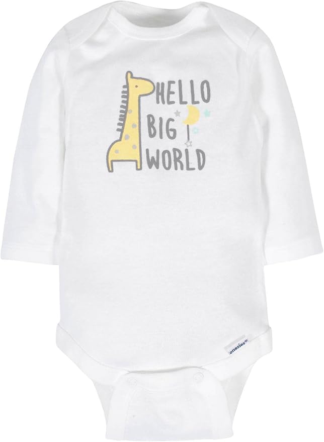 Gerber Baby 6 Pack Long-sleeve Onesies Bodysuit - Image 2
