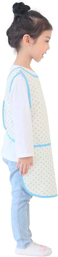 Kids Painting Apron – Waterproof Art Smock for Toddlers & Preschoolers, Messy Play, Baking, Crafts, Cooking, Mealtime