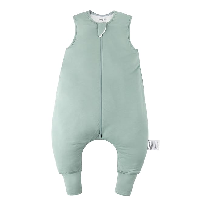 Rayon Made from Bamboo Toddler Sleep Sack with Feet 1.0 Tog Ultra Soft Toddler Sleeping Sack 3t-4t Sleep Bag Walker Quilted Wearable Blanket with Legs 2-Way Zipper Lightweight Extra Long