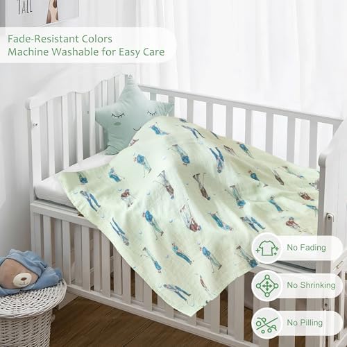 Baby Swaddle Blankets, Bamboo Muslin Receiving Blanket | 1-Pack, Lightweight & - Image 5