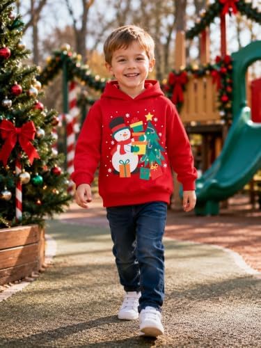 RETSUGO Baby Boys Dinosaurs Hoodie Boy Girls Truck Pullover - Image 2