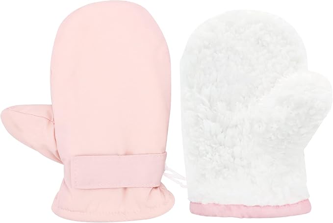 Toddler Gloves Kids Mittens Winter Warm Lined Fleece Gloves Waterproof Snow - Image 4