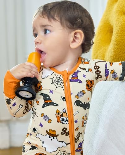 babee Reshinee Bamboo Viscose Baby Footie Pajama, Zipper Sleeper Boys Girls - Image 3