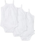 Burt's Bees Baby Girls' One-Piece Organic Cotton Camisole Bodysuits by BurtsBeesBaby