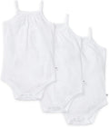 Burt's Bees Baby Girls' One-Piece Organic Cotton Camisole Bodysuits by BurtsBeesBaby