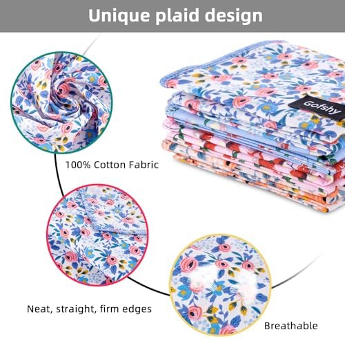 Dog Bandana Spring Cotton XLarge 4PCS - Image 3