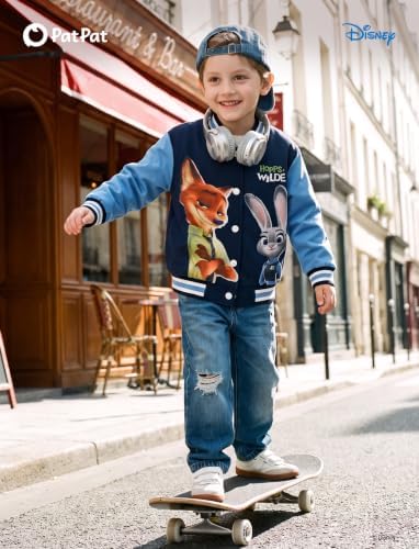 Disney Bomber Jacket Spider Man Marvel Toy Story Cars Varsity Cardigan2-13Y - Image 3