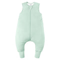 Rayon Made From Bamboo Sleep Sack 12-24 Months 0.5 Tog Ultra Soft Summer Toddler Sleep Sack 1t-2t with Feet 2-Way Zipper Lightweight Baby Sleeping Bag with Legs Thin Baby Wearable Blanket-Green