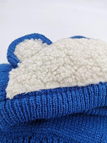 Baby Winter Hat Scarf Set, Unisex Infant Toddler Kids Hat Scarf - Image 6