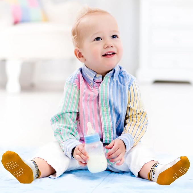 Tphon Non Slip Kids Toddler Socks - Image 2