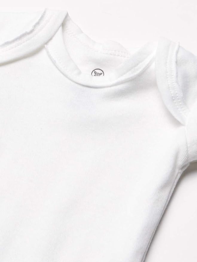 HonestBaby 5-pack Short Sleeve Bodysuits One-piece 100% Organic Cotton - Image 2