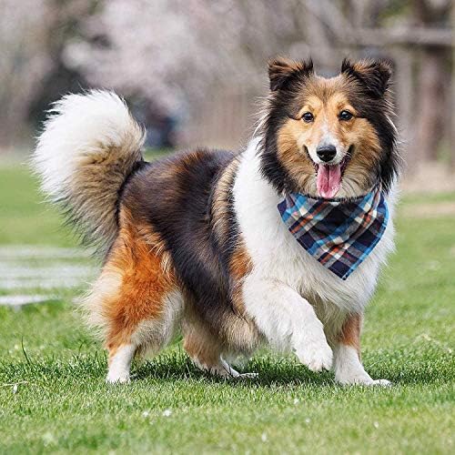 8 Pack Dog Bandanas Large, VIPITH Fall Christmas Dog Bandanas Boy | Classic - Image 6