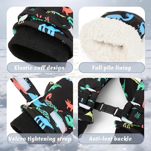 Toddler Waterproof Infant Mittens Baby Winter Gloves Kids Gloves - Image 4