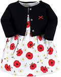 Hudson Baby Infant and Toddler Girls Cotton Dress and Cardigan Set by HudsonBaby