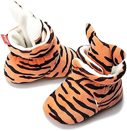 Meckior Newborn Infant Baby Girls Boys Warm Fleece Winter Booties First Walkers - Image 4