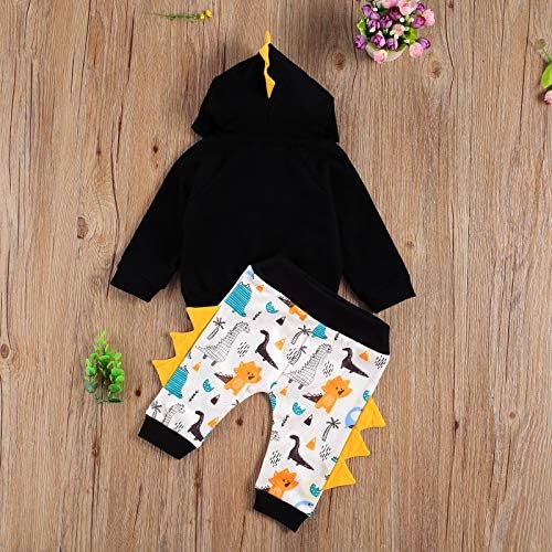 Sasaerucure Baby Boy Dinosaur Hoodie Sweatshirt - Image 6