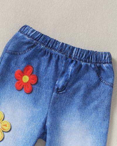 Renotemy Toddler Baby Girl Clothes Fall Winter Outfits Gifts 12Months-5T - Image 5