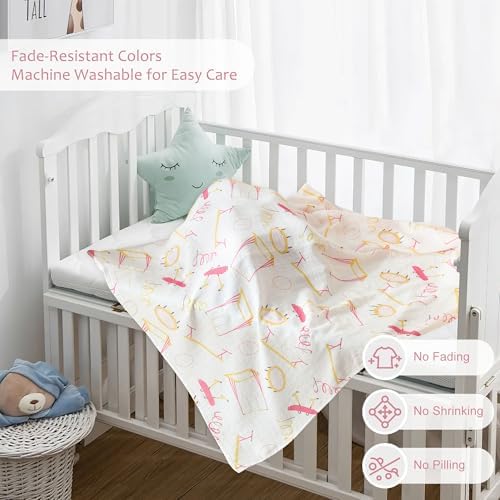 Baby Swaddle Blankets, Bamboo Muslin Receiving Blanket | 1-Pack, Lightweight & - Image 5