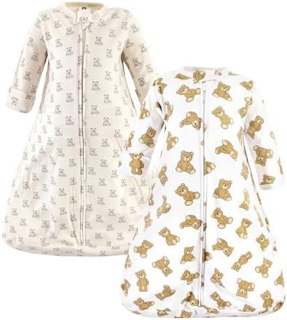 Hudson Baby Unisex Baby Cotton Long-Sleeve Wearable Sleeping Bag by HudsonBaby
