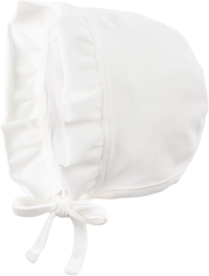 Lovely Baby Girl Hospital Hat Soft Cotton Newborn Beanie Winter Baby Hats by Bamery
