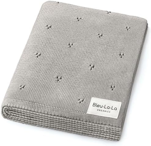 Luxury Organic Cotton Baby Quilt Blanket by BleuLaLa